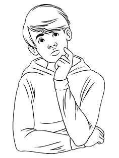 Braidd Unig, braiddunig, blog post featured images, philosophy, psychology, mental health, nature, life, thoughts, thinking-boy-black-and-white